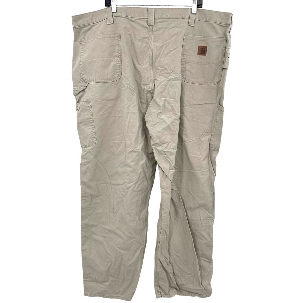Carhartt Size 48 X 32 Original Dungaree Fit Tan Khaki Workwear Pants‎ - Picture 2 of 4